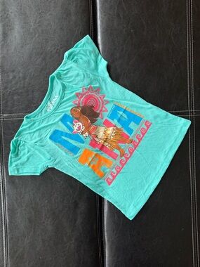 Disney - Teal Moana Graphic Short Sleeve Tee